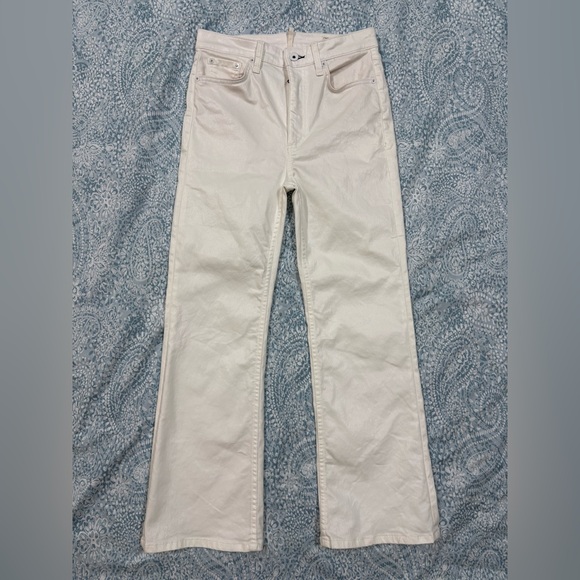 rag & bone Denim - rag & bone Women's Straight Leg Jeans - Cream